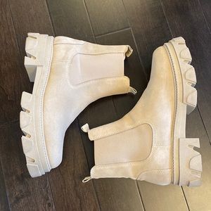 Aldo Lug Sole Ankle Boots